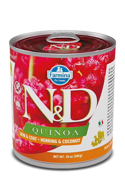 Farmina N&D Quinoa Skin & Coat Herring & Coconut Wet Dog Food