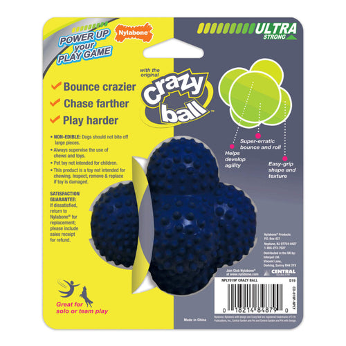 Nylabone Power Play Ball for Dogs Crazy Ball (Large)