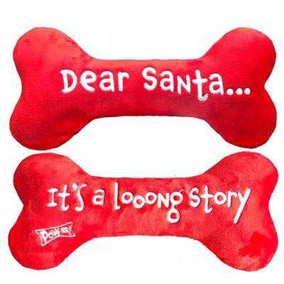 Lulubelle's Power Plush Dear Santa Bone