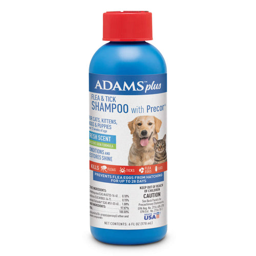 Adams™ Plus Flea & Tick Shampoo with Precor®