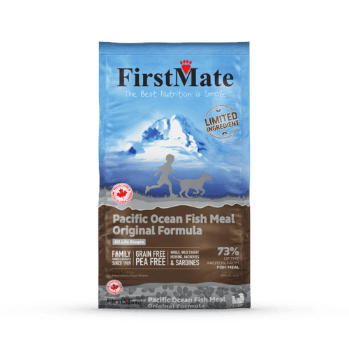 FirstMate Pet Foods Limited Ingredient Pacific Ocean Fish Meal – Original Formula (5 lb)