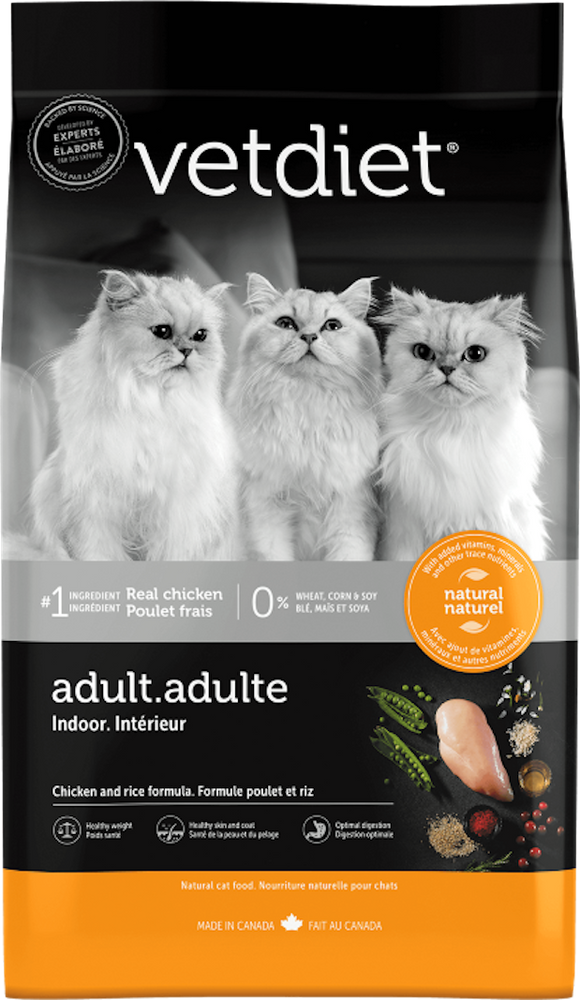 Vetdiet® Chicken and Rice Adult Indoor Cat Food