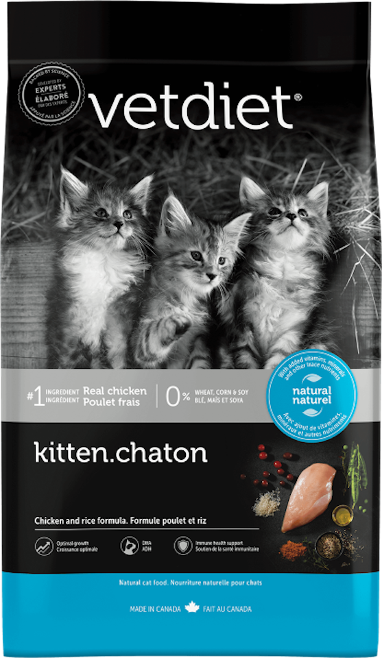 Vetdiet® Chicken and Rice Kitten Food