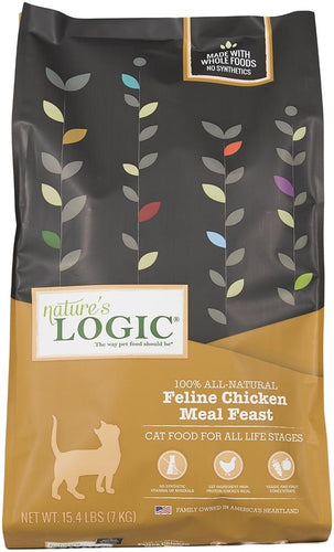 Nature's Logic Feline Chicken Meal Feast Dry Cat Food