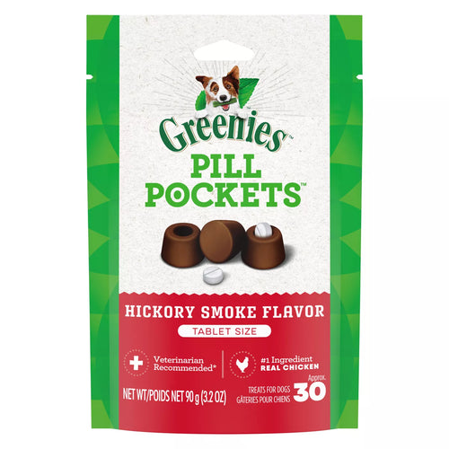 Greenies Pill Pockets Canine Hickory Smoke Flavor Dog Treats