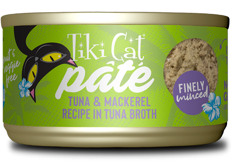 Tiki Cat® Pate Tuna & Mackerel Pate Wet Cat Food (2.8 oz)