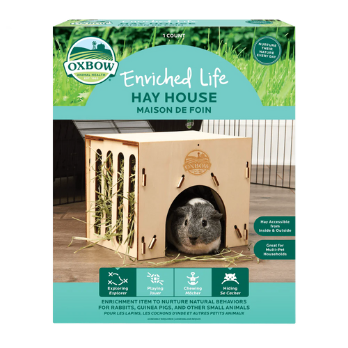 Oxbow Enriched Life Hay House for Guinea Pig