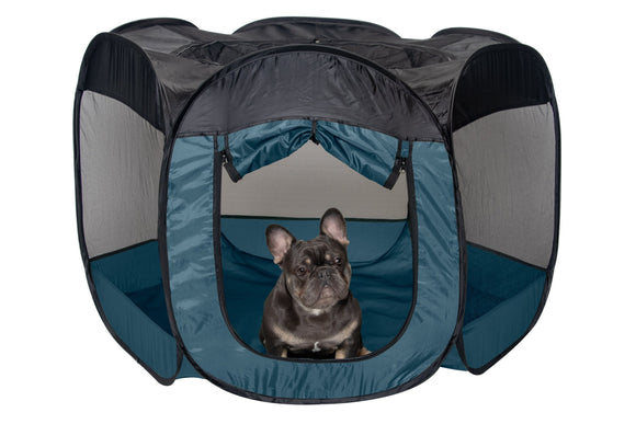 FurHaven Portable Mesh Pet Playpen