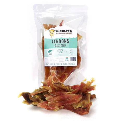 Natural Dog Beef Tendons 8oz