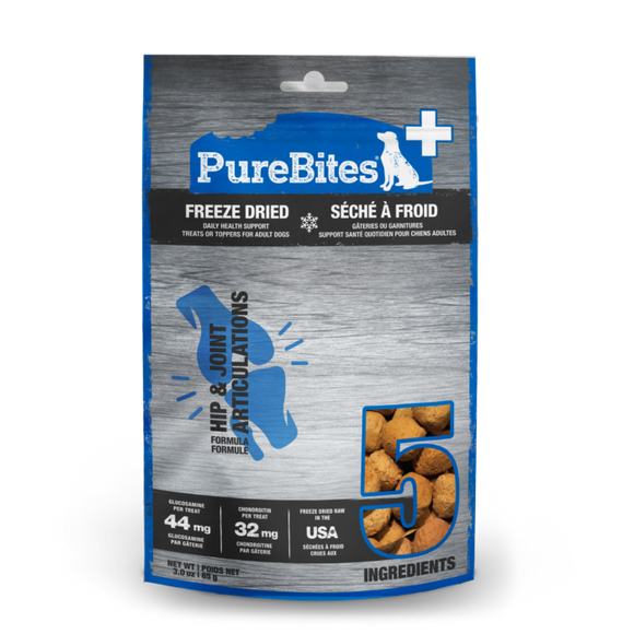 PureBites Hip & Joint Freeze Dried Dog Treats (3 Oz)