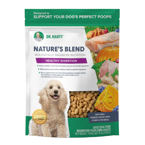 Dr. Marty Nature’s Blend Healthy Digestion Premium Freeze-Dried Raw Dog Food (48 oz)