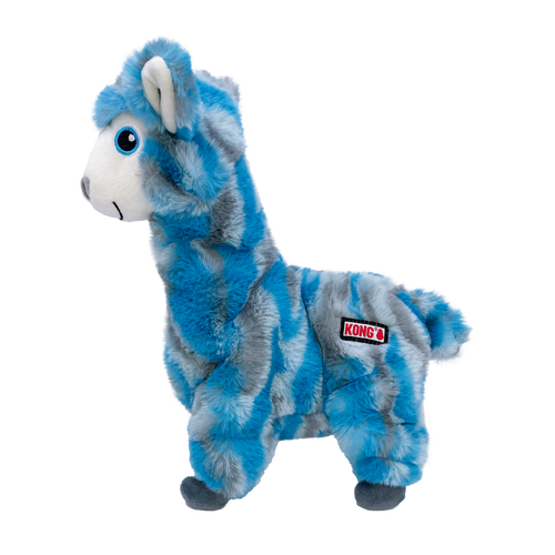 KONG Low Stuff Stripes Llama Dog Toy (Medium)