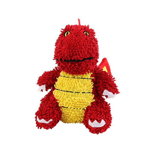 Mighty® Micro Ball Medium Dragon Dog Toy (Red)