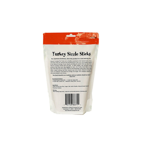 Natural Cravings USA Turkey Sizzle Sticks Treat