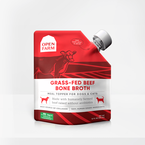 Grass-Fed Beef Bone Broth for Dogs (12 Oz)