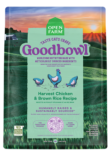 Open Farm Goodbowl™ Harvest Chicken & Brown Rice Recipe for Cats