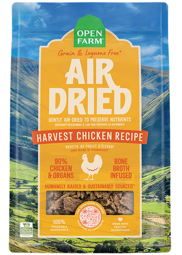 Open Farm Air Dried Harvest Chicken Recipe for Dogs