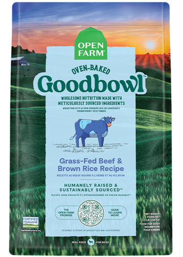 Open Farm Goodbowl™ Grass-Fed Beef & Brown Rice Recipe for Dogs (22 Lb)