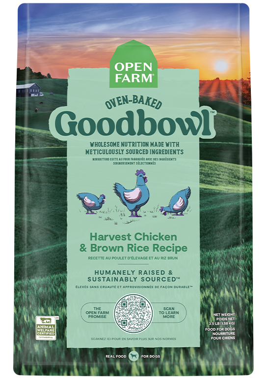 Open Farm Goodbowl™ Harvest Chicken & Brown Rice Recipe for Dogs