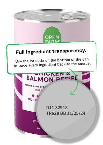 Open Farm Chicken & Salmon Pâté for Dogs (12.5 oz can)