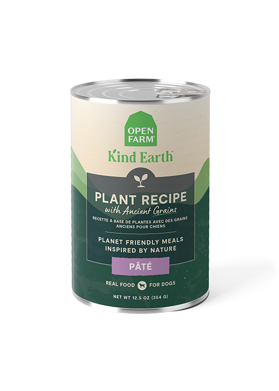 Open Farm Kind Earth Plant Pâté with Ancient Grains for Dogs (12.5 oz can)