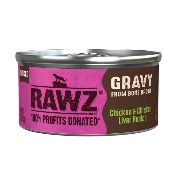 Rawz Gravy Chicken & Chicken Liver Cat Food (5.5 oz)