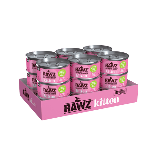 Rawz Kitten Chicken & Chicken Liver Cat Food