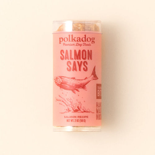 Polkadog Salmon Says Dog Treats