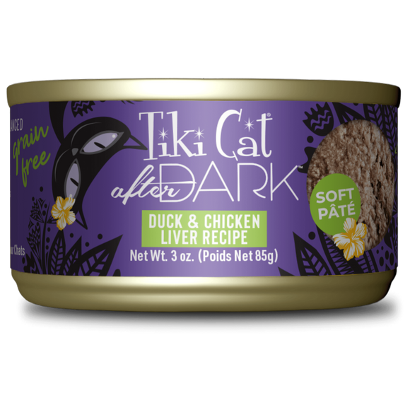 Tiki Cat® After Dark™ Pâté Duck & Chicken Liver Recipe Wet Cat Food