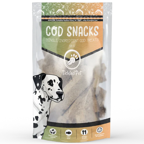 Tickled Pet Cod Snacks Dog Treats