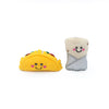 ZippyClaws® NomNomz® – Taco and Burrito Cat Toy (4 x 2.5 x 1 in each)