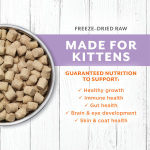 Instinct Raw Longevity 100% Freeze-Dried Raw Meals Cage-Free Chicken Recipe For Kittens (9.5 oz)