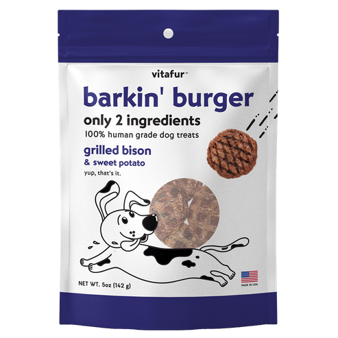 Vitafur Grilled Bison & Sweet Potato Dog Treats (5 oz)