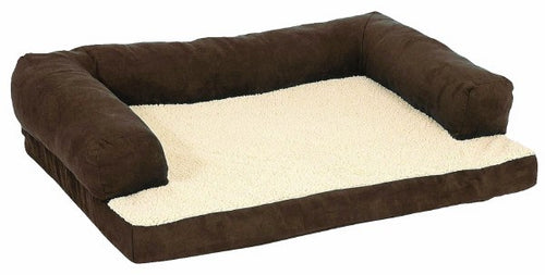 Aspen Pet Orthopedic Plush/Suede Dog Bed