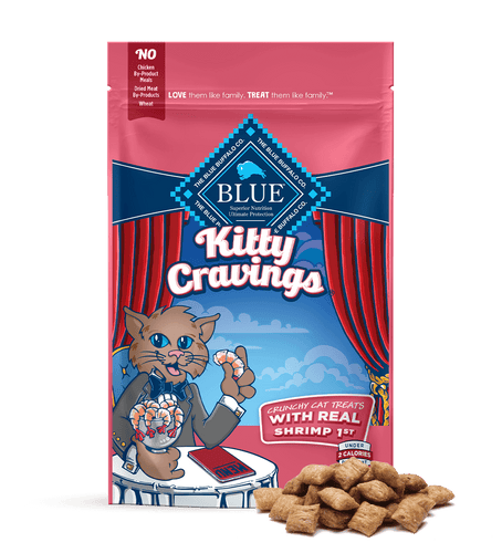 Blue Buffalo Kitty Cravings Shrimp Crunchy Cat Treats