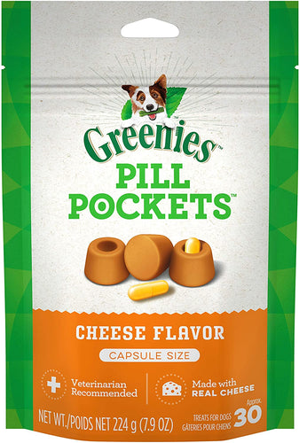 Greenies Pill Pockets Canine Cheese Flavor Dog Treats