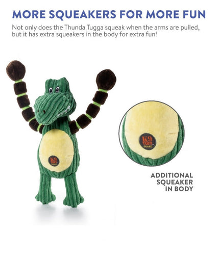 Outward Hound Thunda Tugga Gator Dog Toy