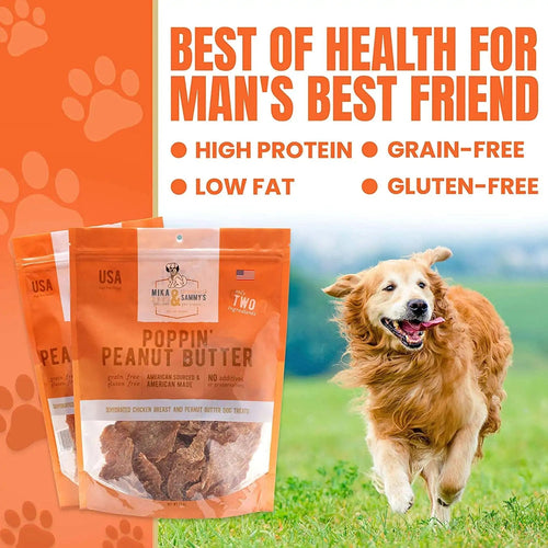 Mika & Sammy's Poppin' Peanut Butter Dog Treats