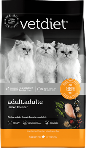 Vetdiet® Chicken and Rice Adult Indoor Cat Food