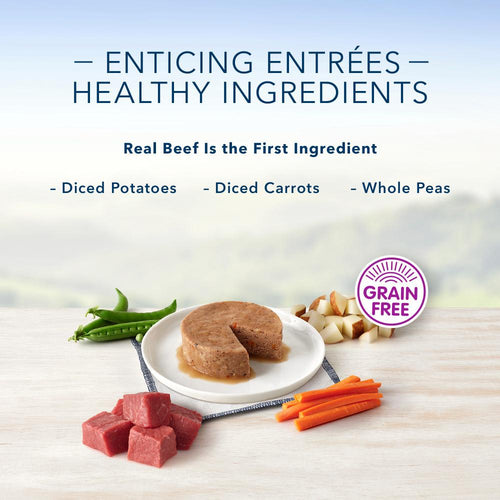 Blue Buffalo Blue Delights Small Breed Top Sirloin Pate Dog Food Cup