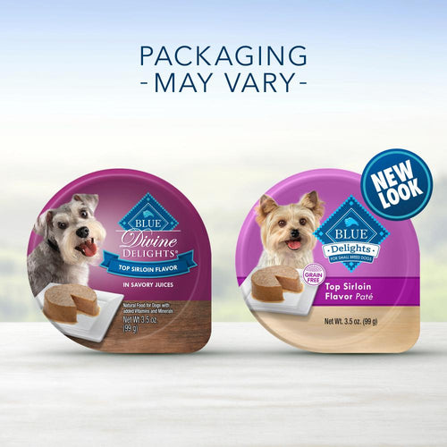 Blue Buffalo Blue Delights Small Breed Top Sirloin Pate Dog Food Cup