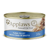Applaws Natural Wet Cat Food Tuna Fillet with Crab in Broth