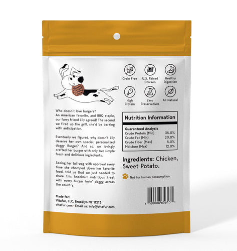 Vitafur Baked Chicken & Sweet Potato Dog Treats