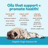 CocoTherapy Virgin Coconut Oil USDA Certified Organic Coconut Oil for Dogs, Cats, & Birds