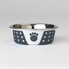 PetRageous Fiji Bowl 5.5 White/Navy Blue