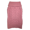 Fab Dog Pink Super Chunky Turtleneck