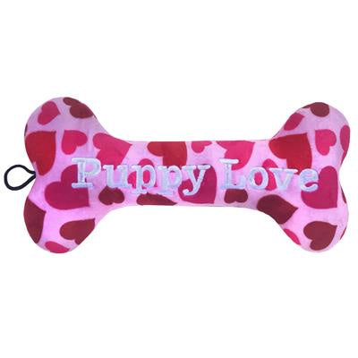 Lulubelles HK Power Plush Puppy Love Bone Large