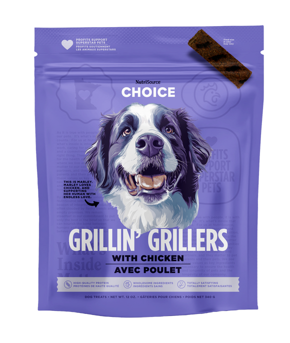 NutriSource Chicken Grillin' Grillers Dog Treats