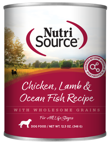 NutriSource® Chicken, Lamb & Ocean Fish Formula Healthy Wet Dog Food