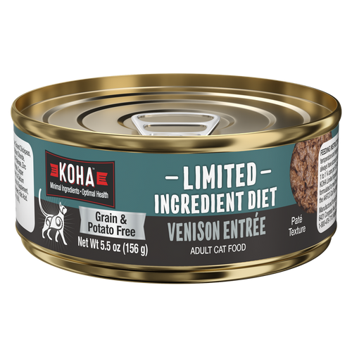 Koha Limited Ingredient Diet Venison Entrée for Cats